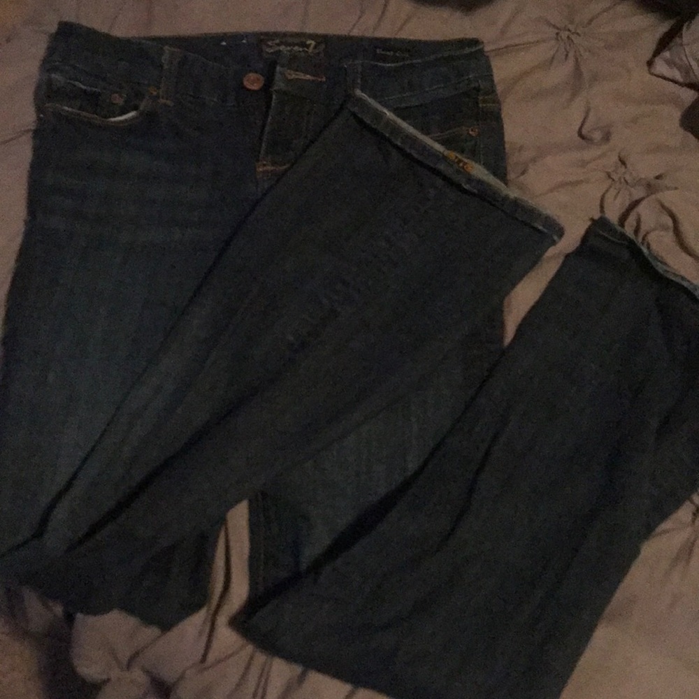 EUC seven 7 boot cut jeans